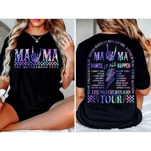 The Motherhood Tour Shirt, Some Days I Rock It Shirt, 2 Sided